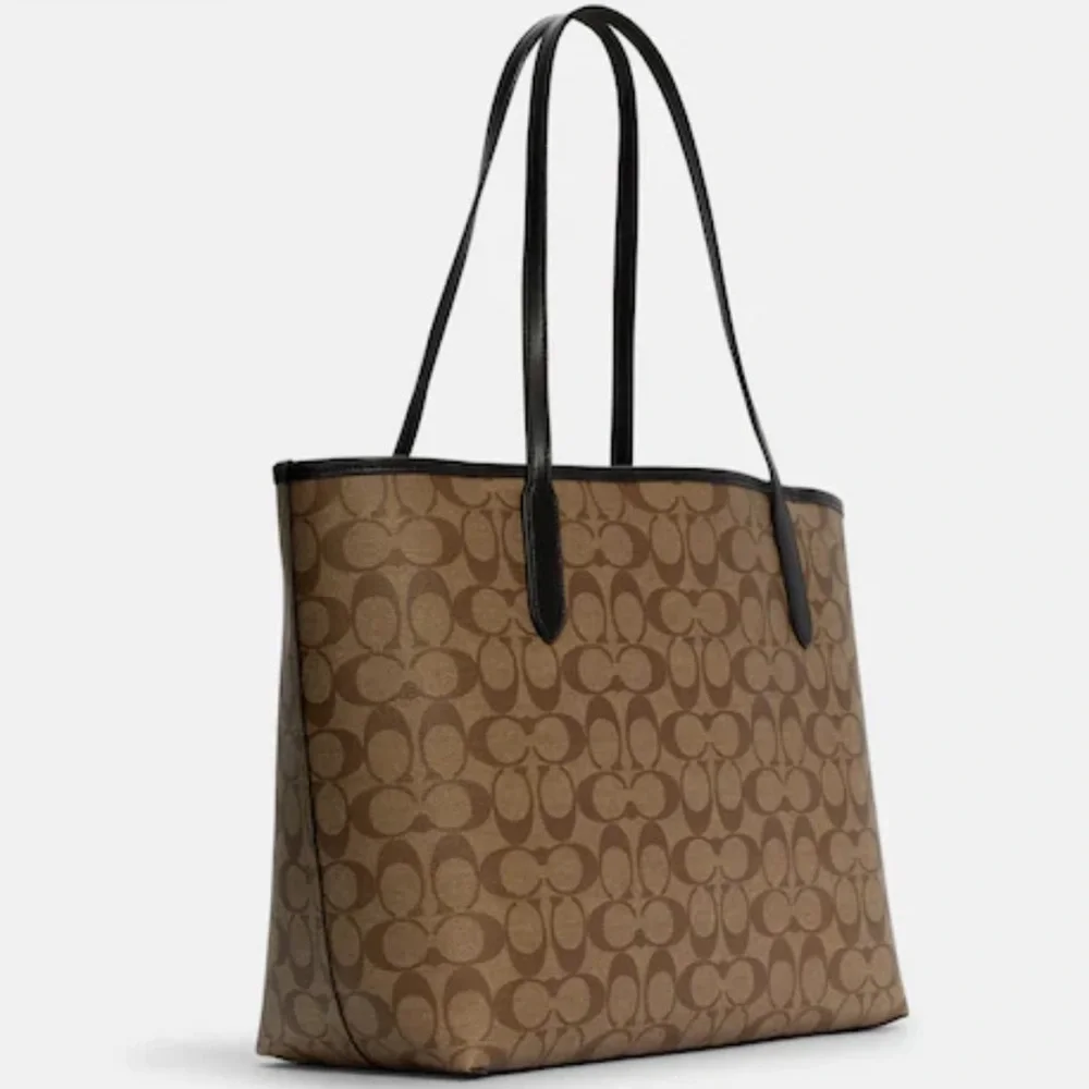Coach City Tote In Signature Canvas With Halloween